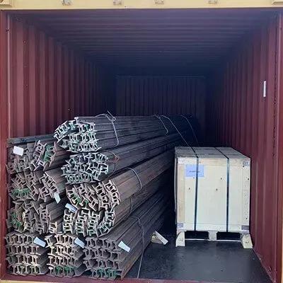 Rieles de acero 45 libras